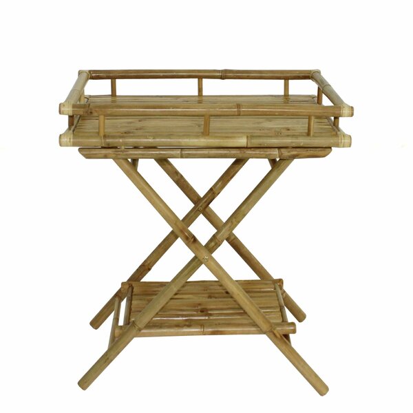 Bayou Breeze Isleboro Bamboo Tray Table Wayfair